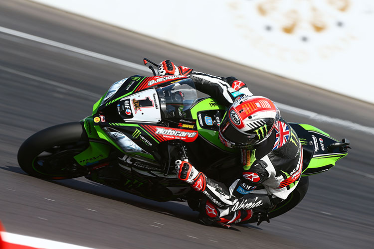 Jonathan Rea auf seiner Kawasaki ZX-10RR