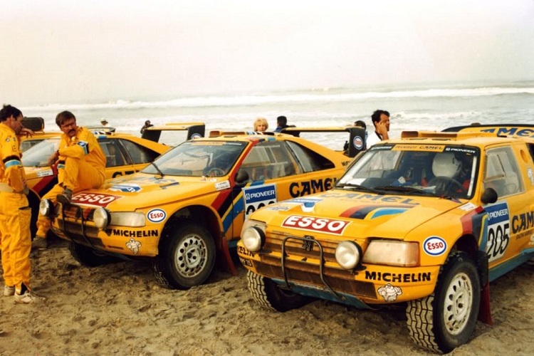 Peugeot bei der Rallye Dakar (1987 - 1990)