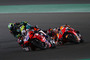 Jorge Martin im Kampf mit Stefan Bradl und seinem Idol Valentino Rossi