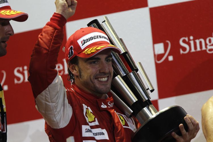 Der Sieger Fernando Alonso