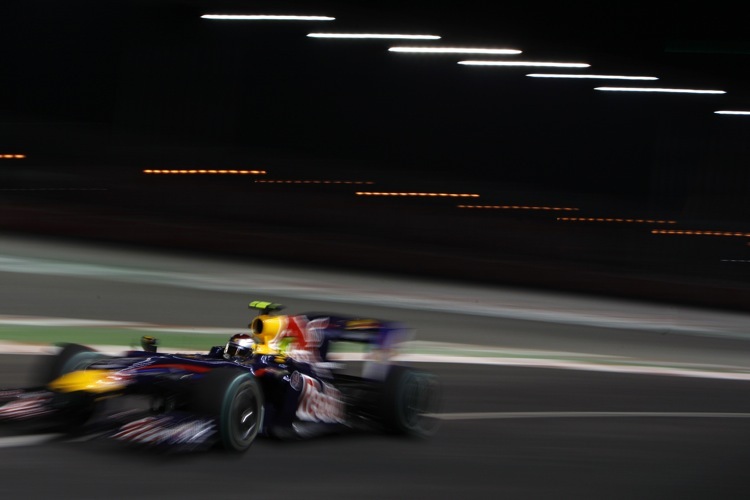 Sebastian Vettel in Singapur