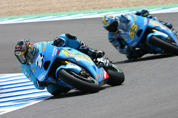 Suzuki Duo Chris Vermeulen vor Lores Capirossi