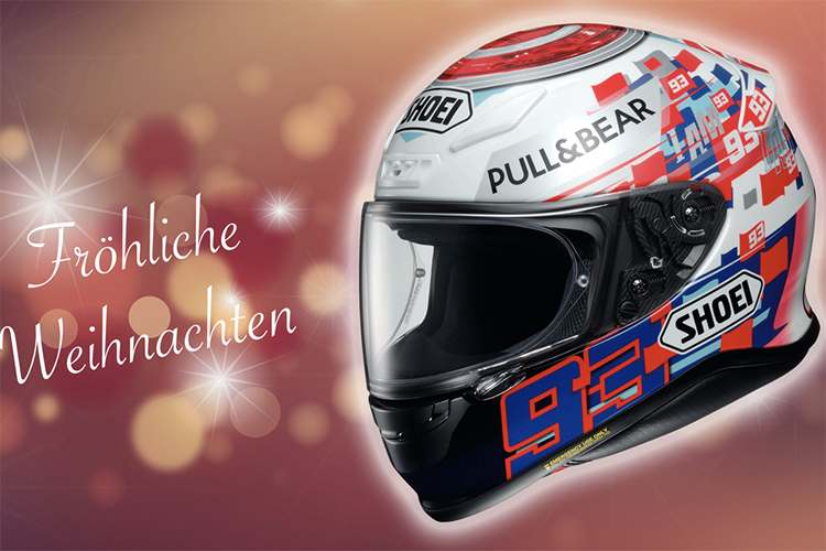 Diesen Shoei-Helm im Design von Weltmeister Marc Márquez gibt es zu gewinnen