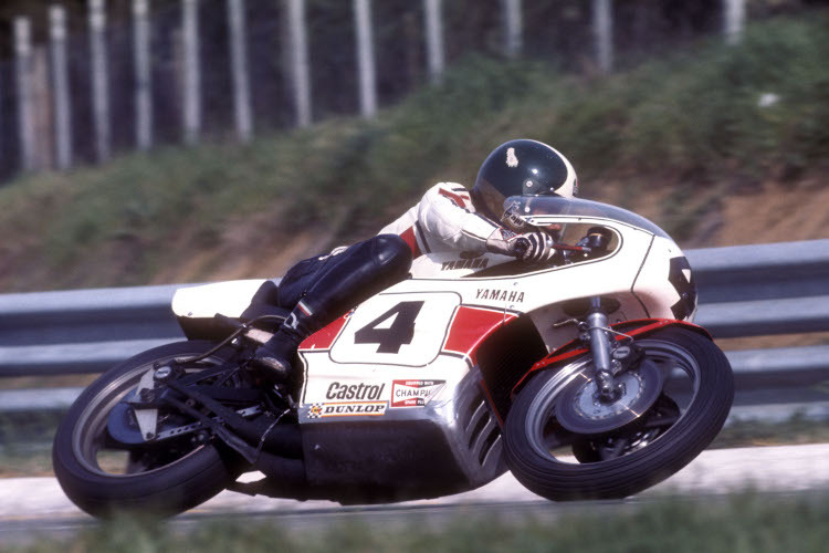 Giacomo Agostini 1975 auf Yamaha