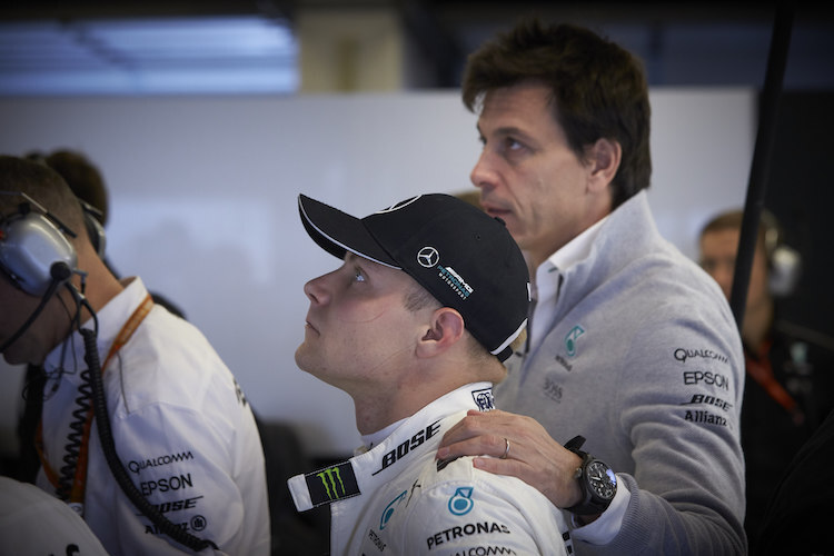 Valtteri Bottas und Toto Wolff