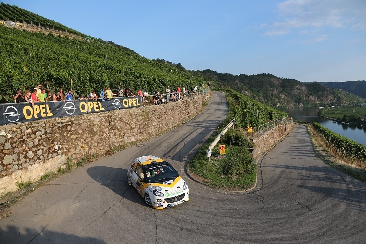 Marijan Griebel bei der Rallye Deutschland an der Mosel