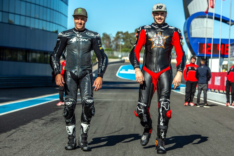 Joshua Brookes und Scott Redding (re.) testeten in Jerez