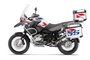 BMW R 1200 GS, individualisiert mit einem Dekorsatz von BMW: Damit man nicht mühsam mit dem Zündschlüssel alle geparkten GeEssen durchprobieren muss