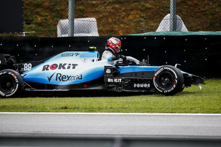 Robert Kubica nach dem Crash