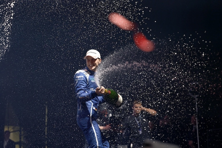 Maximilian Günther durfte in Tokio seinen ersten Formel-E-Saisonsieg feiern