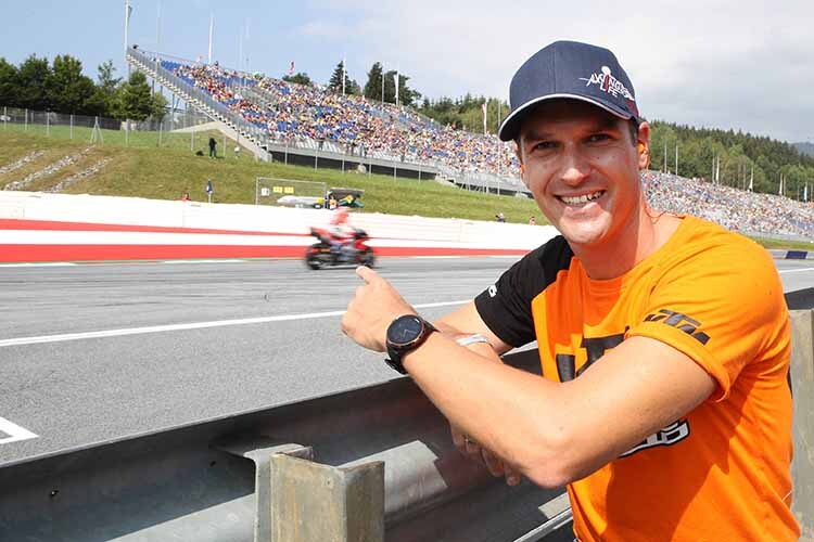 Matthias Lanzinger 2018 beim Spielberg-GP