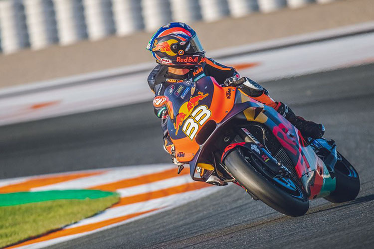 MotoGP-Rookie Brad Binder in Valencia