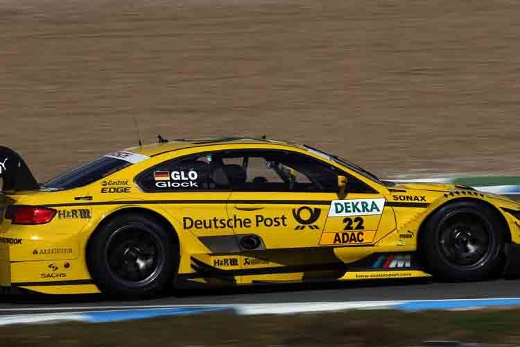 Test in Jerez: Timo Glock im gelben BMW
