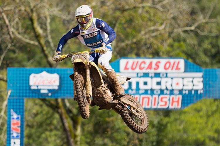 Max Anstie auf der Suzuki