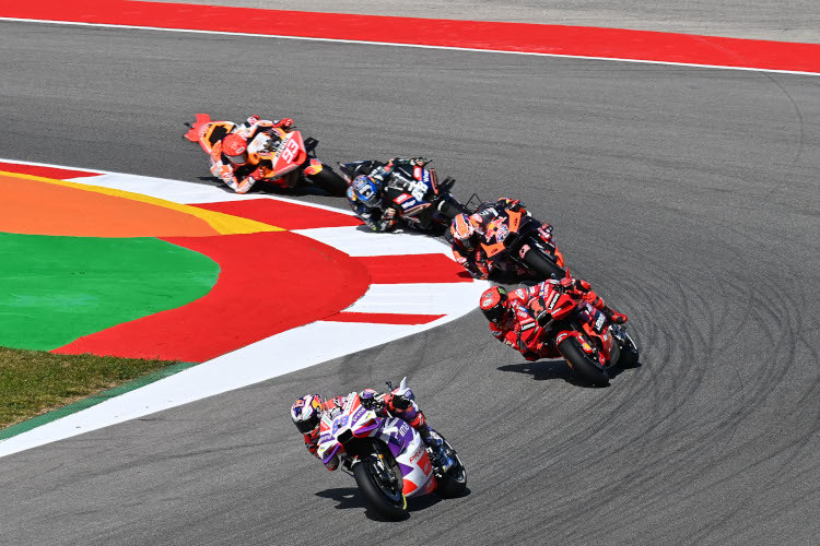 Jorge Martin noch vor Bagnaia, Miller, Oliveira und Marc Márquez