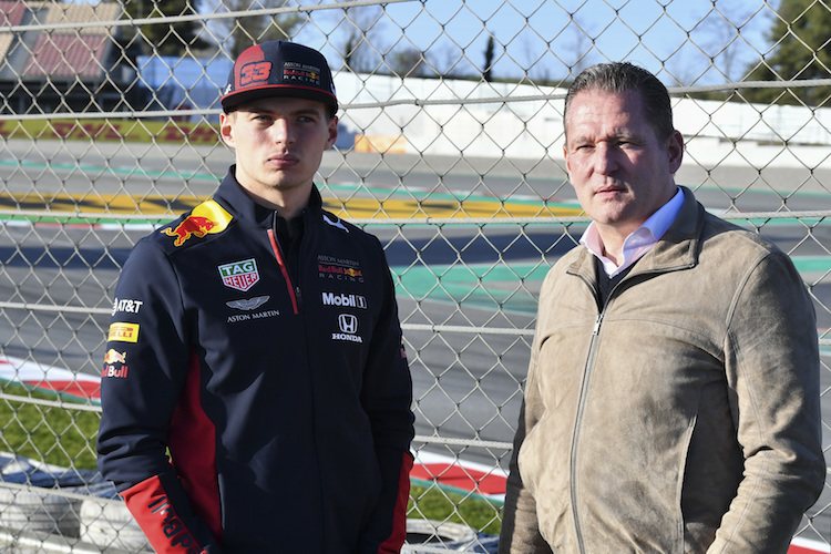 Max Verstappen und sein Vater Jos