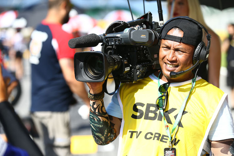 Die TV-Crew der Superbike-WM arbeitet unabhängig von Eurosport