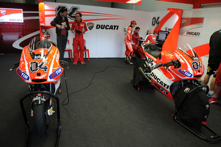 Box von Dovizioso: Ducati hat noch viel Arbeit
