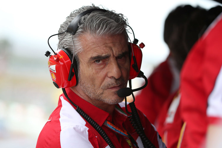 Maurizio Arrivabene feiert nur bei einem GP-Sieg