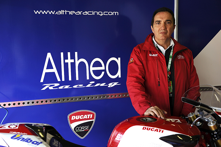 2011 wurde Althea-Boss Genesio Bevilacqua mit Ducati Weltmeister
