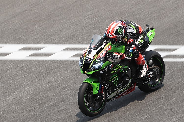 Jonathan Rea fuhr erst ganz zum Schluss eine schnelle Runde