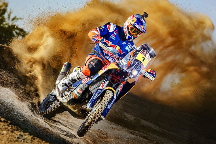 Toby Price führt das Red Bull KTM Factory Racing Team an