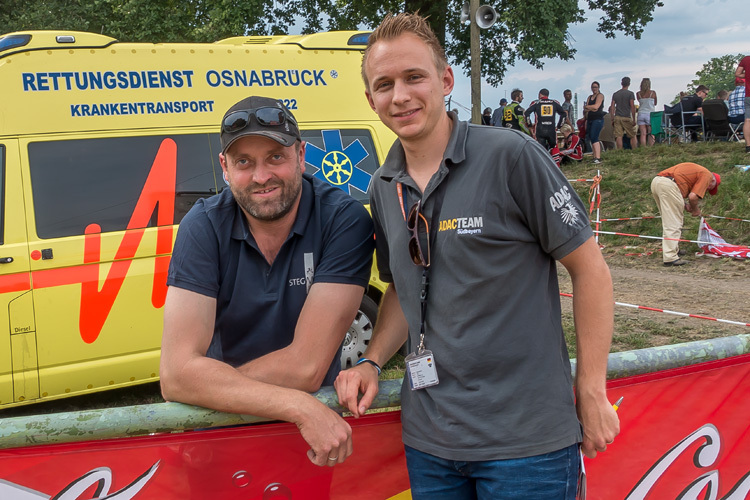 Markus Brandhofer (l.) und Tim Scheunemann hoffen auf einen Neustart in Bielefeld