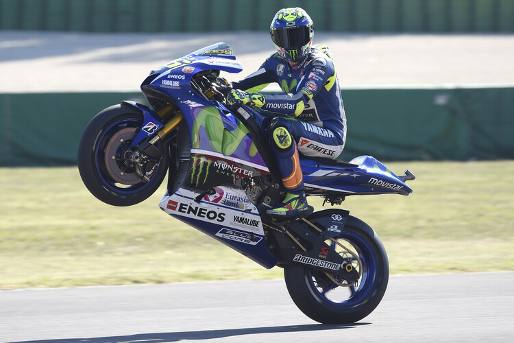 Die Fans sind begeistert: Rossi startet in Misano aus der ersten Riehe