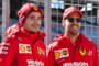 Charles Leclerc und Sebastian Vettel
