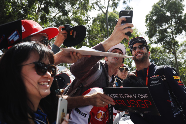 Daniel Ricciardo sagt über seine Landsleute: «Du spürst, dass ihre Begeisterung echt ist»