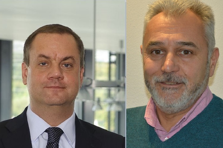 Ofrag-CEO Mario Borghesi (links), Verkaufsleiter Moreni Stitz: Händlernetz konsolidieren, Marketing ausbauen