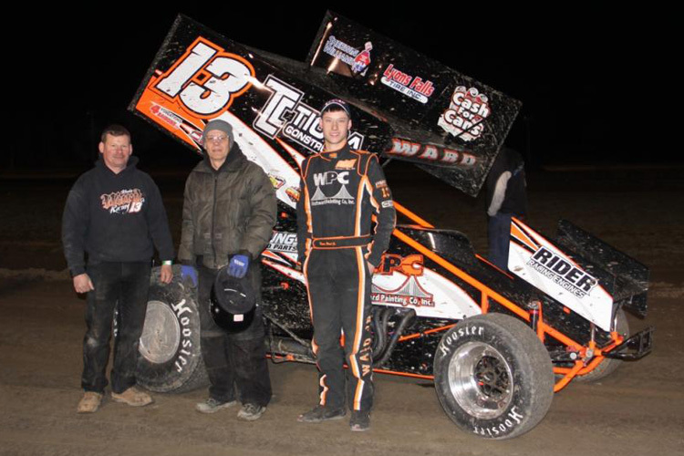 Kevin Ward jr. (rechts) mit seinem Sprint-Car