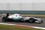 Auf eine Runde sehr schnell: Schumi im Mercedes