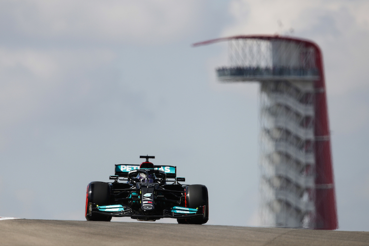 Lewis Hamilton in Austin