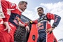 Sébastien Loeb (li.) und Nasser Al-Attiyah