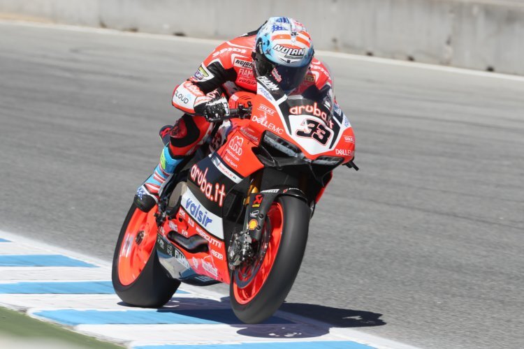 Marco Melandri in Laguna Seca