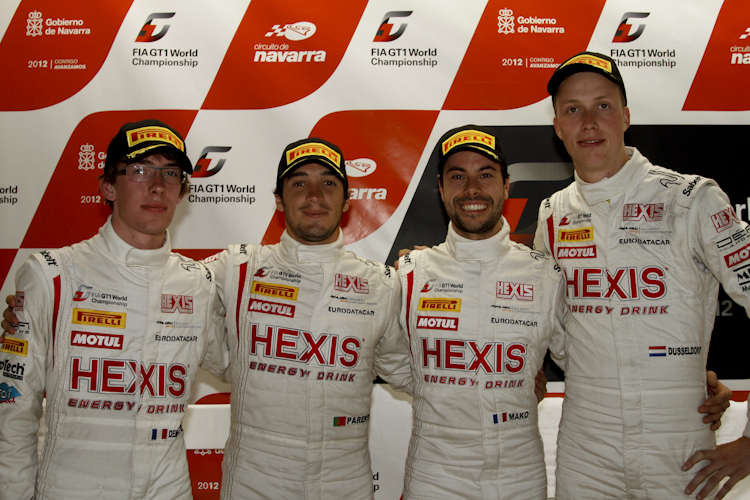 Die beiden siegreichen Hexis-Crews in Navarra