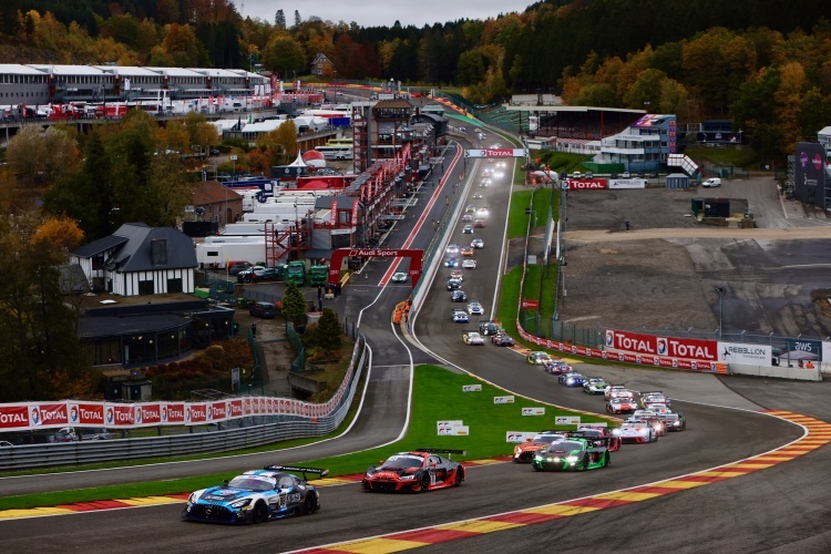 Start frei: Die 2020er Ausgabe der 24h von Spa hat begonnen