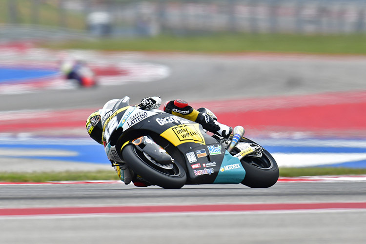 Tom Lüthi umrundete den Circuit of the Americas am Freitag in 2:10,521 min