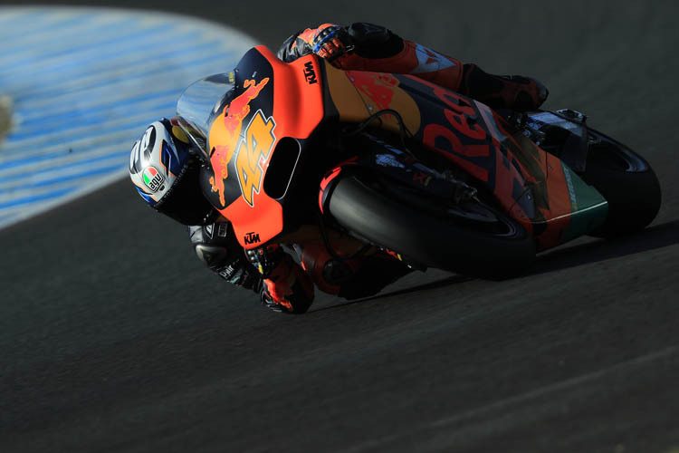 Pol Espargaró auf der KTM in Jerez