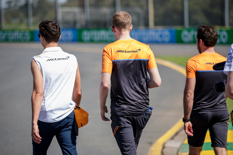 Trotz negativer Testbefunde bleiben die McLaren-Teammitglieder vorerst in Quarantäne