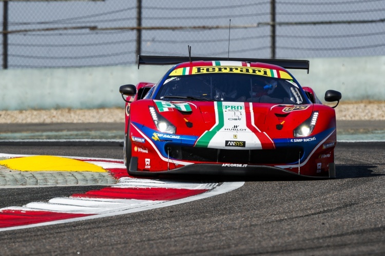 Der Ferrari 488 GTE Evo von Alessandro Pier Guidi und James Calado wurde bei den 4h von Shanghai aus der Wertung genommen