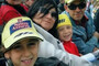 Familie Bezzecchi 2005 Assen: Schwester Silvia, Mama Daniela, Marco und Papa Vito