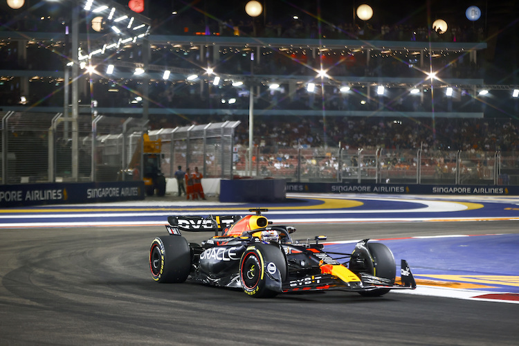 Max Verstappen in Singapur