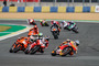 Le Mans-GP: Pol Espargaró (44) vor Zarco (5) und Lecuona (27)