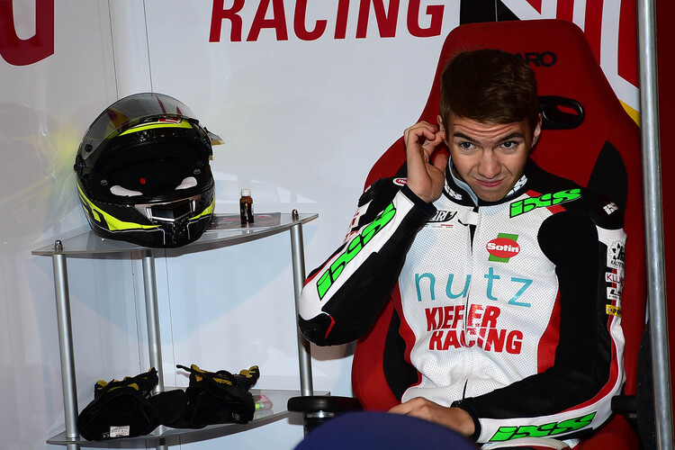 Luca Grünwald im Freitag-Training beim Silverstone-GP 2014