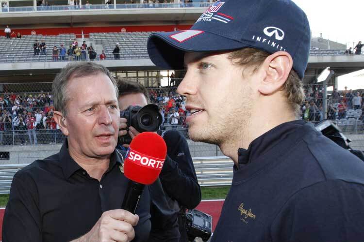 Für Martin Brundle ist Sebastian Vettel der favorit