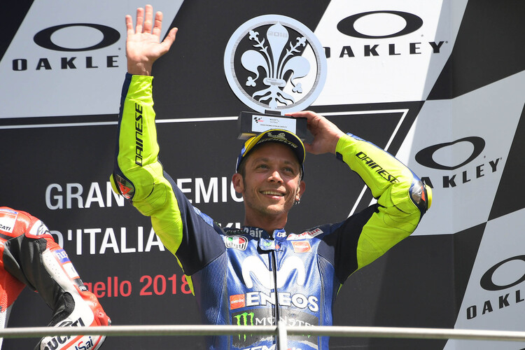 Platz 3 in Mugello für Valentino Rossi