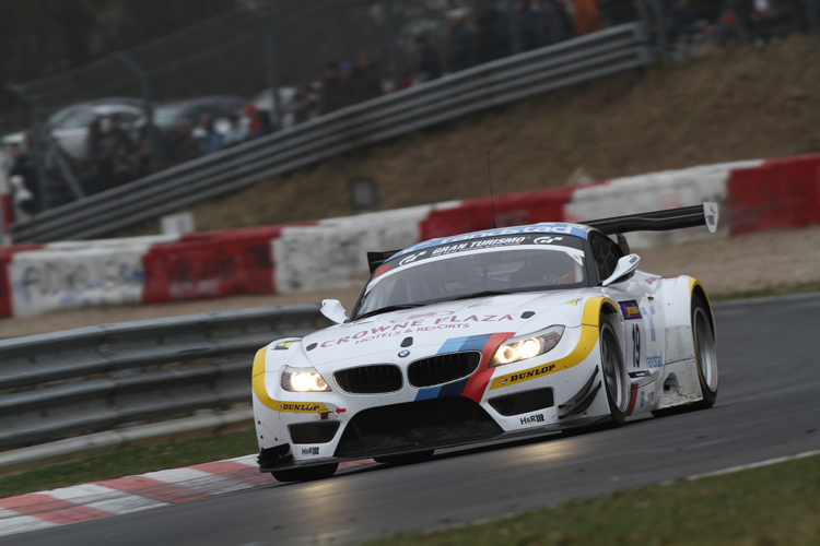 Der siegreiche BMW Z4 GT3 von Schubert