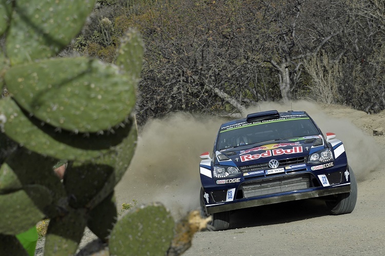 Jari-Matti Latvala übernahme mit Bestzeit die Mexiko-Spitze